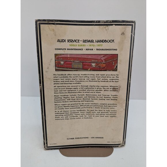 Clymer Publications Audi Service Repair Handbook Tools Series 1970-1977 - Picture 9 of 9